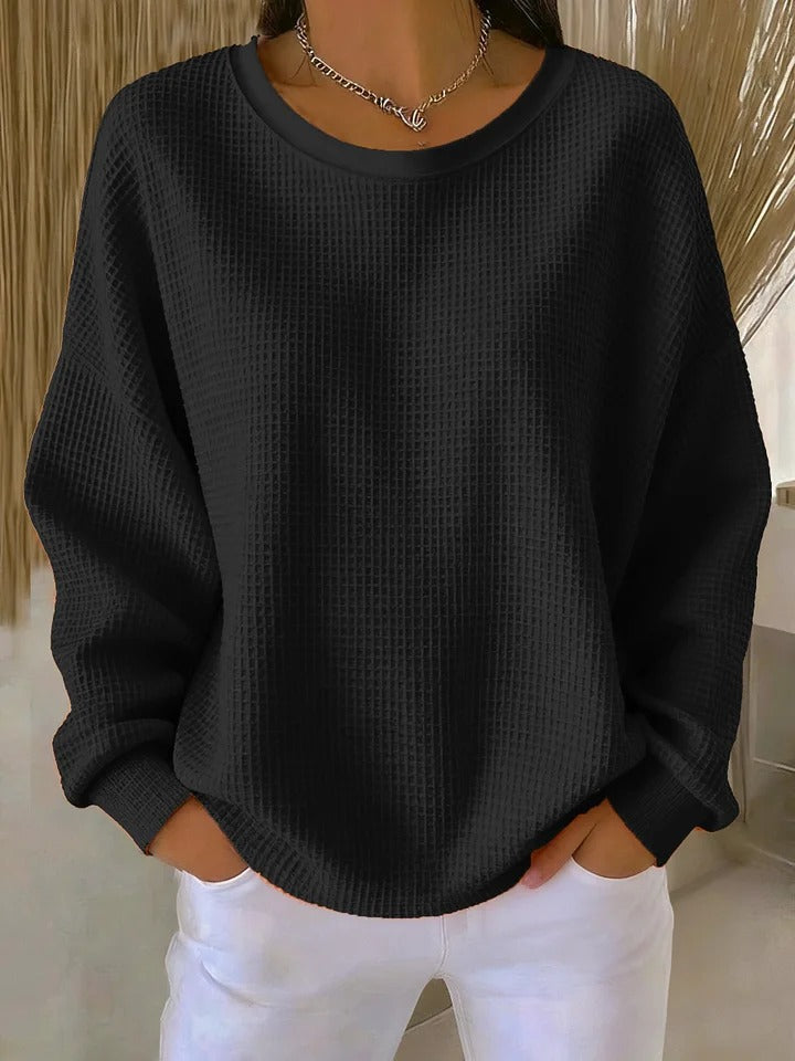 Nuria | Classic Waffle Knit Jumper