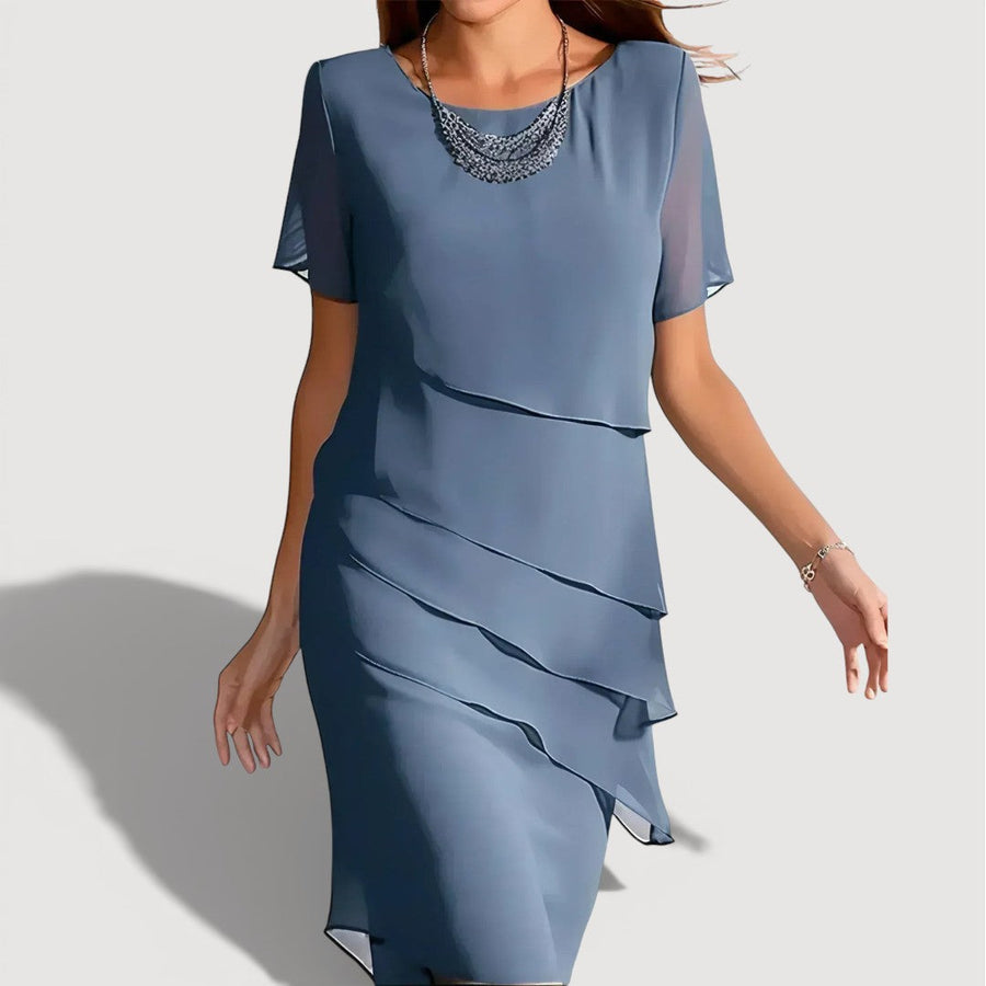 JUNE – LAYERED MIDI DRESS