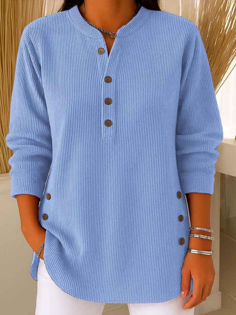 Nieves | Henley Button Tunic