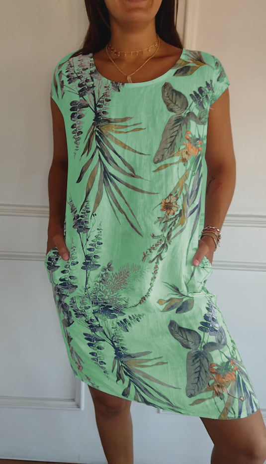 BRENDA – TROPICAL MIDI DRESS