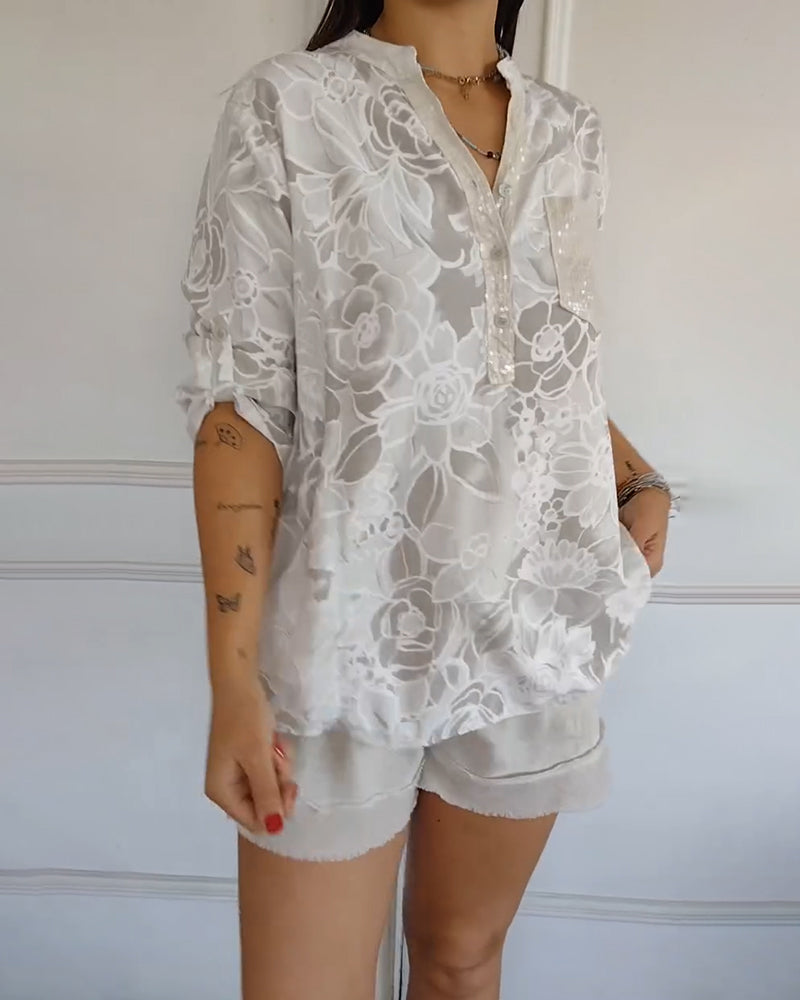 Tara | Floral Print Blouse