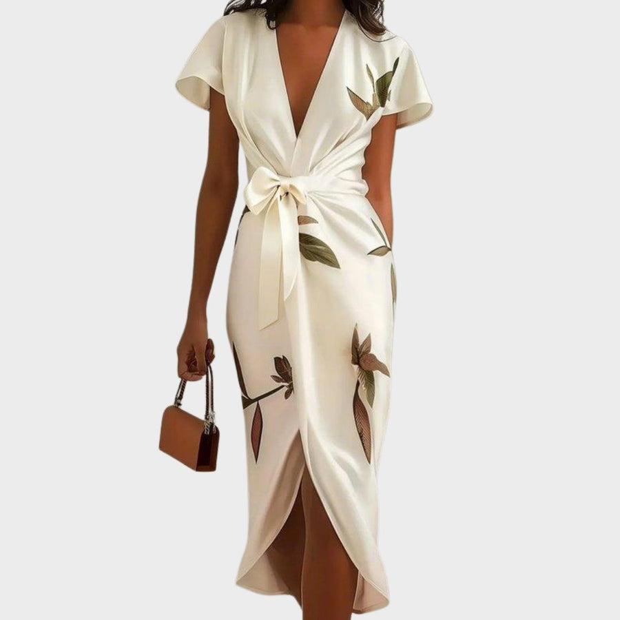 PEARL – WRAP MIDI DRESS