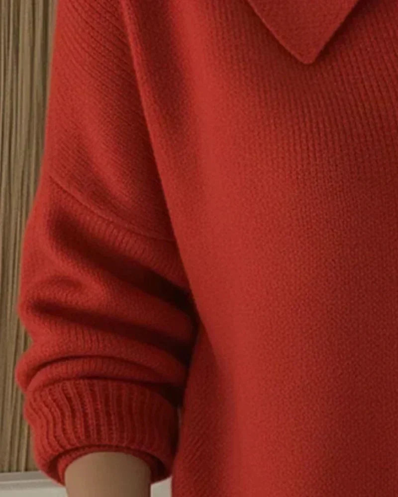 Vega | Shirt Collar Knit Cardigan