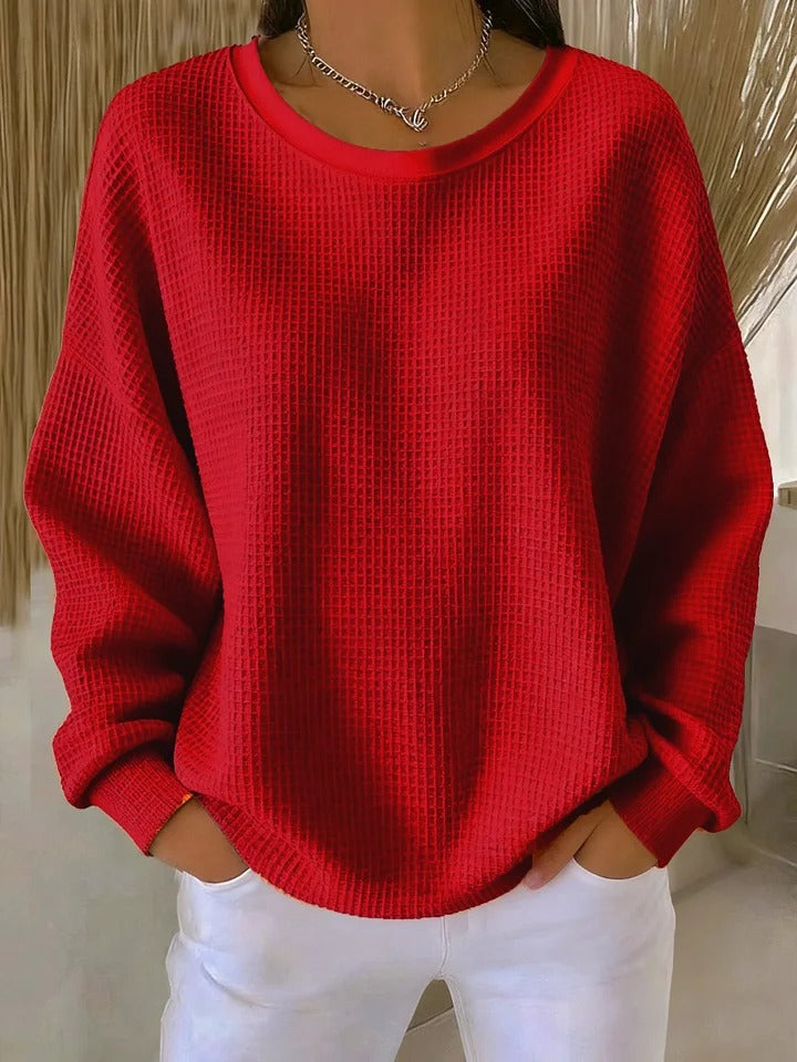 Nuria | Classic Waffle Knit Jumper