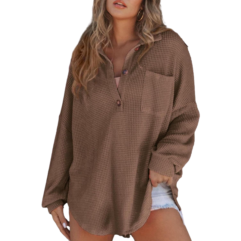 TESS – OVERSIZED BUTTON BLOUSE