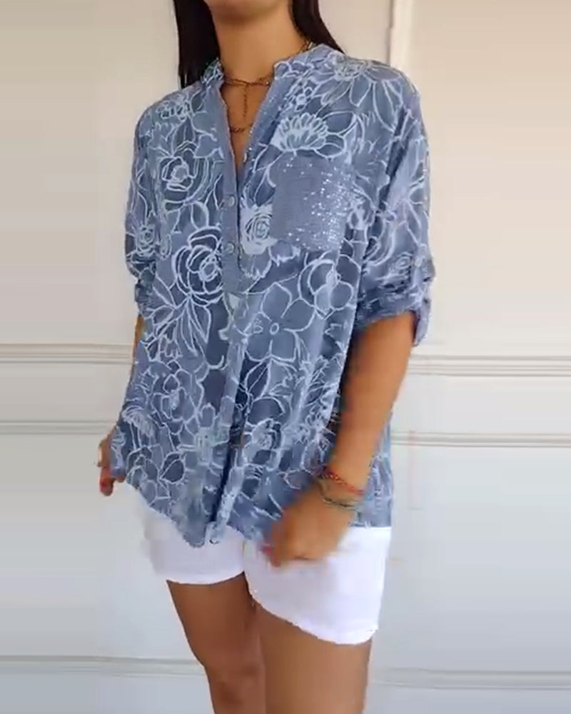 Tara | Floral Print Blouse