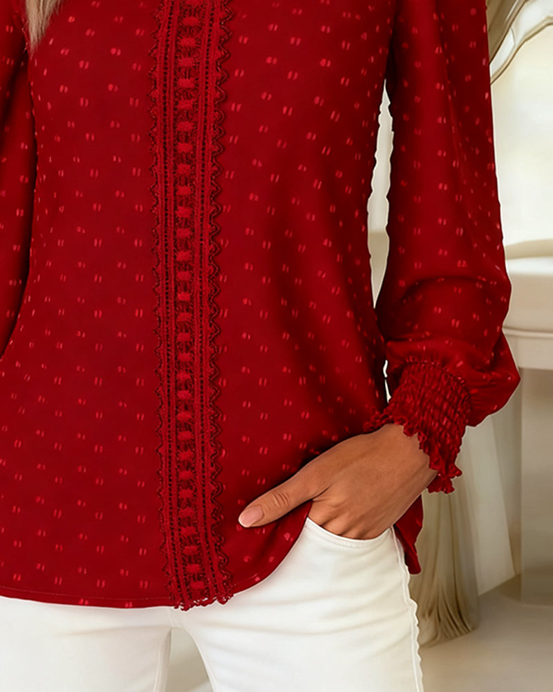 Azure - Soft-Touch Long-Sleeve Top