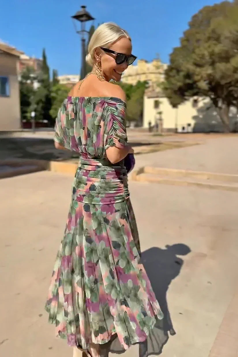Eloísa™ | Tummy Flattering Long Floral Dress