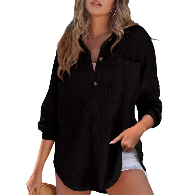 TESS – OVERSIZED BUTTON BLOUSE