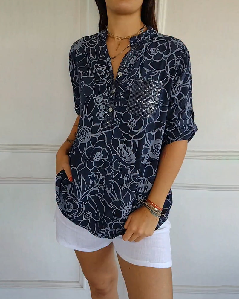 Tara | Floral Print Blouse