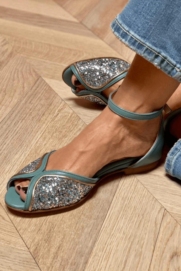 Florina | Embellished Flat Sandals