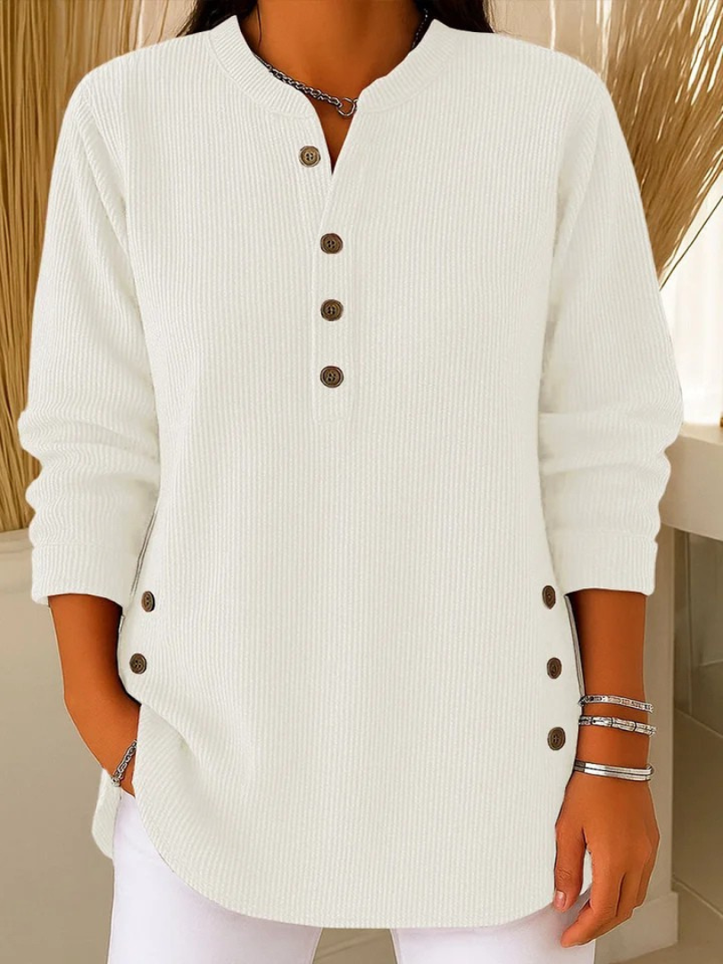 Nieves | Henley Button Tunic