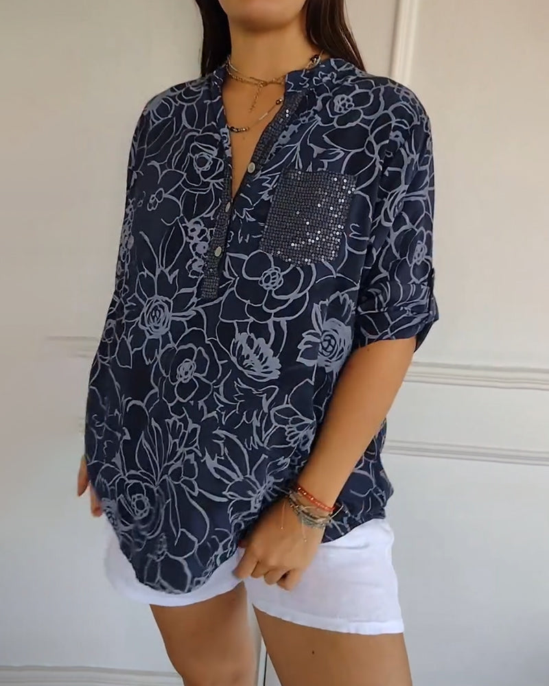 Tara | Floral Print Blouse