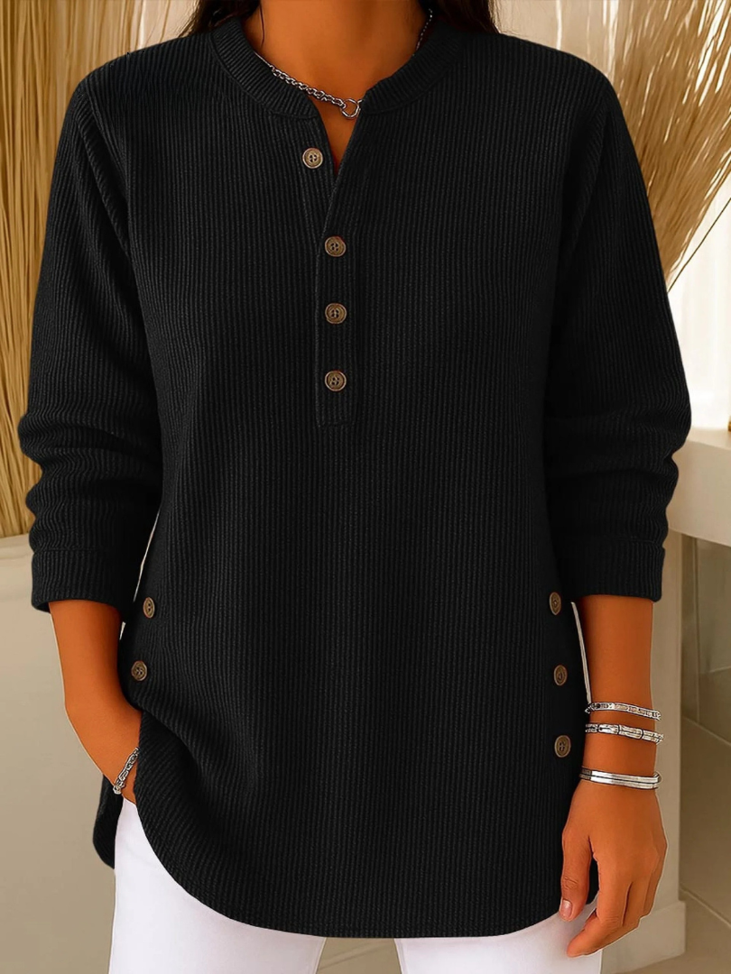 Nieves | Henley Button Tunic