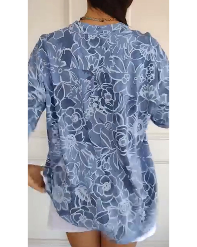 Tara | Floral Print Blouse