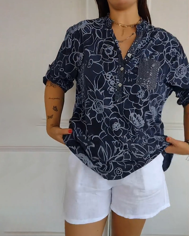 Tara | Floral Print Blouse