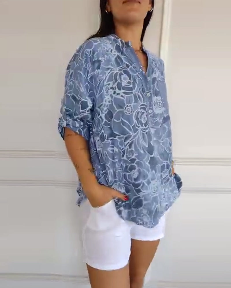 Tara | Floral Print Blouse