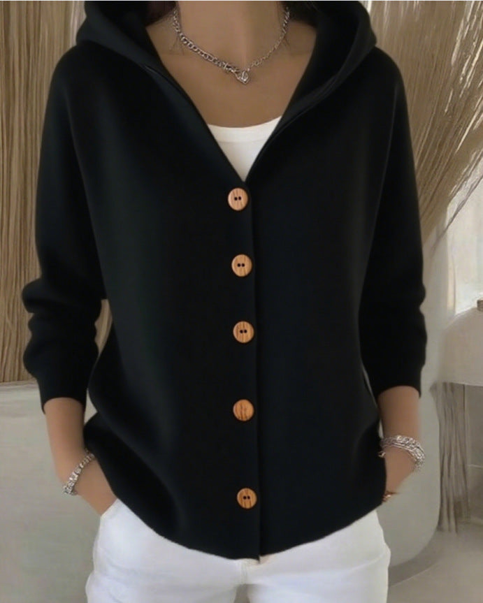 Rocío | Hooded Knit Cardigan