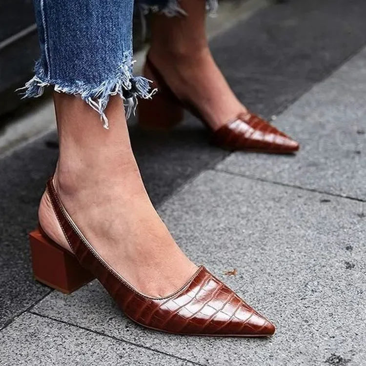 Elara | Elegant Slingback Pumps for All Day Comfort