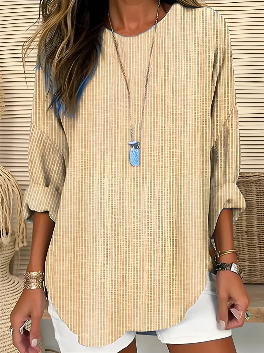 LENA – STRIPED RELAXED BLOUSE