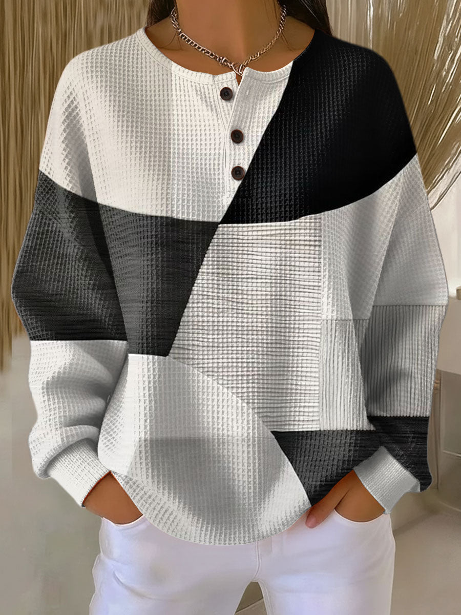 Consuelo | Layered Waffle Knit Jumper
