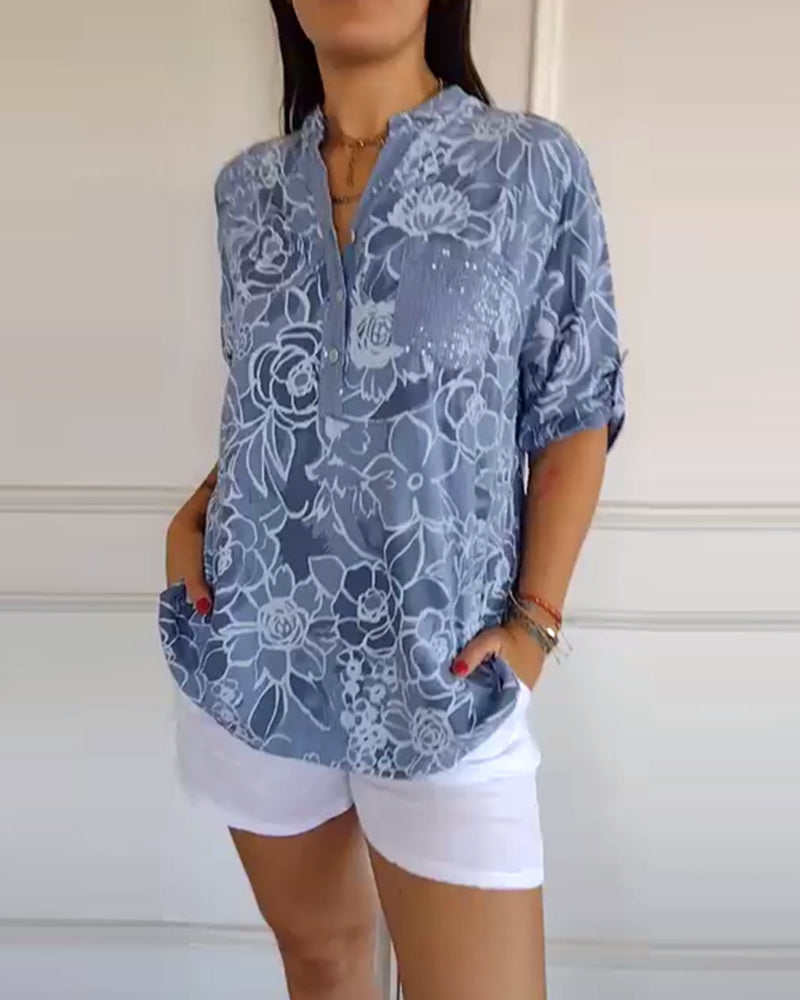 Tara | Floral Print Blouse