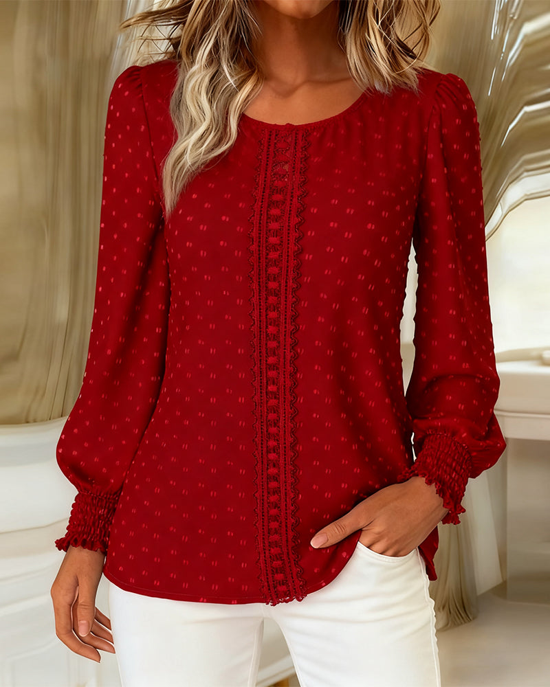 Azure - Soft-Touch Long-Sleeve Top