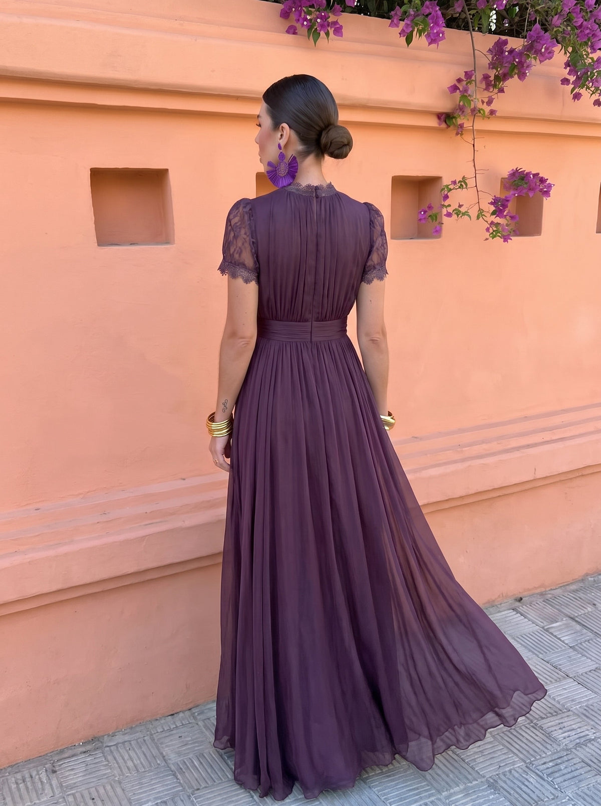 Cayetana™ | Tummy Flattering Long Dress