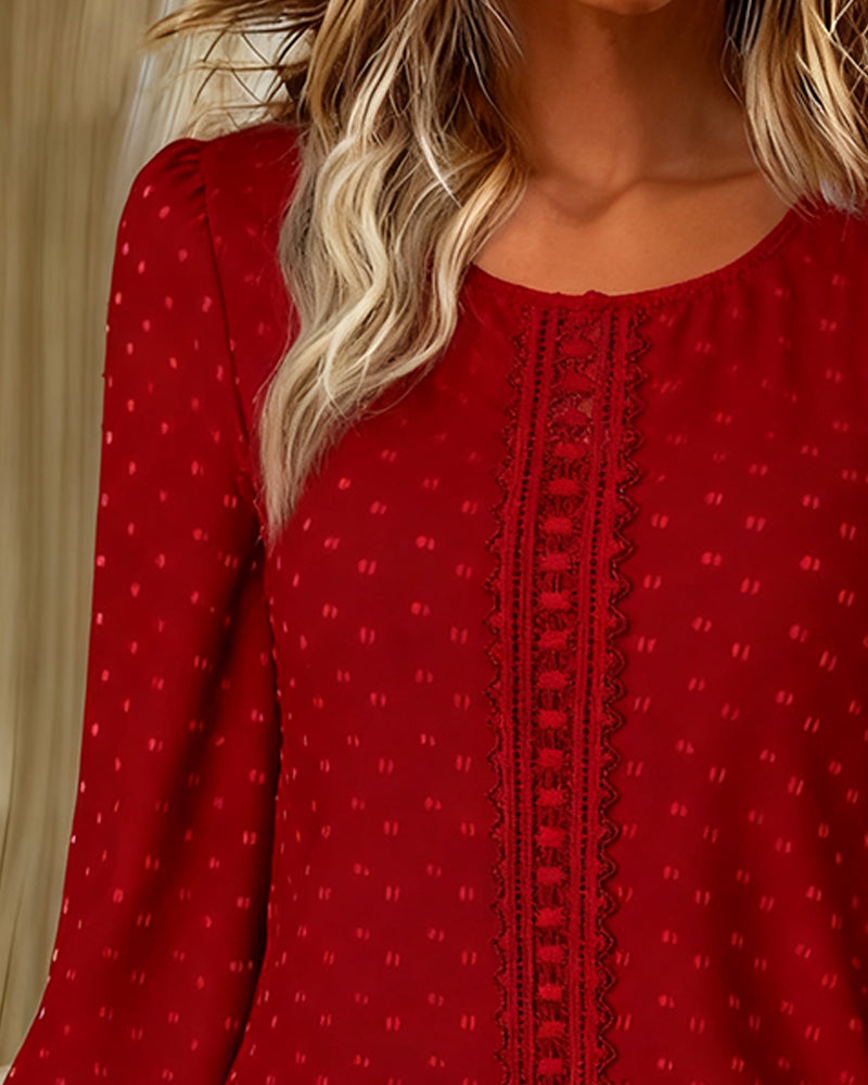 Azure - Soft-Touch Long-Sleeve Top