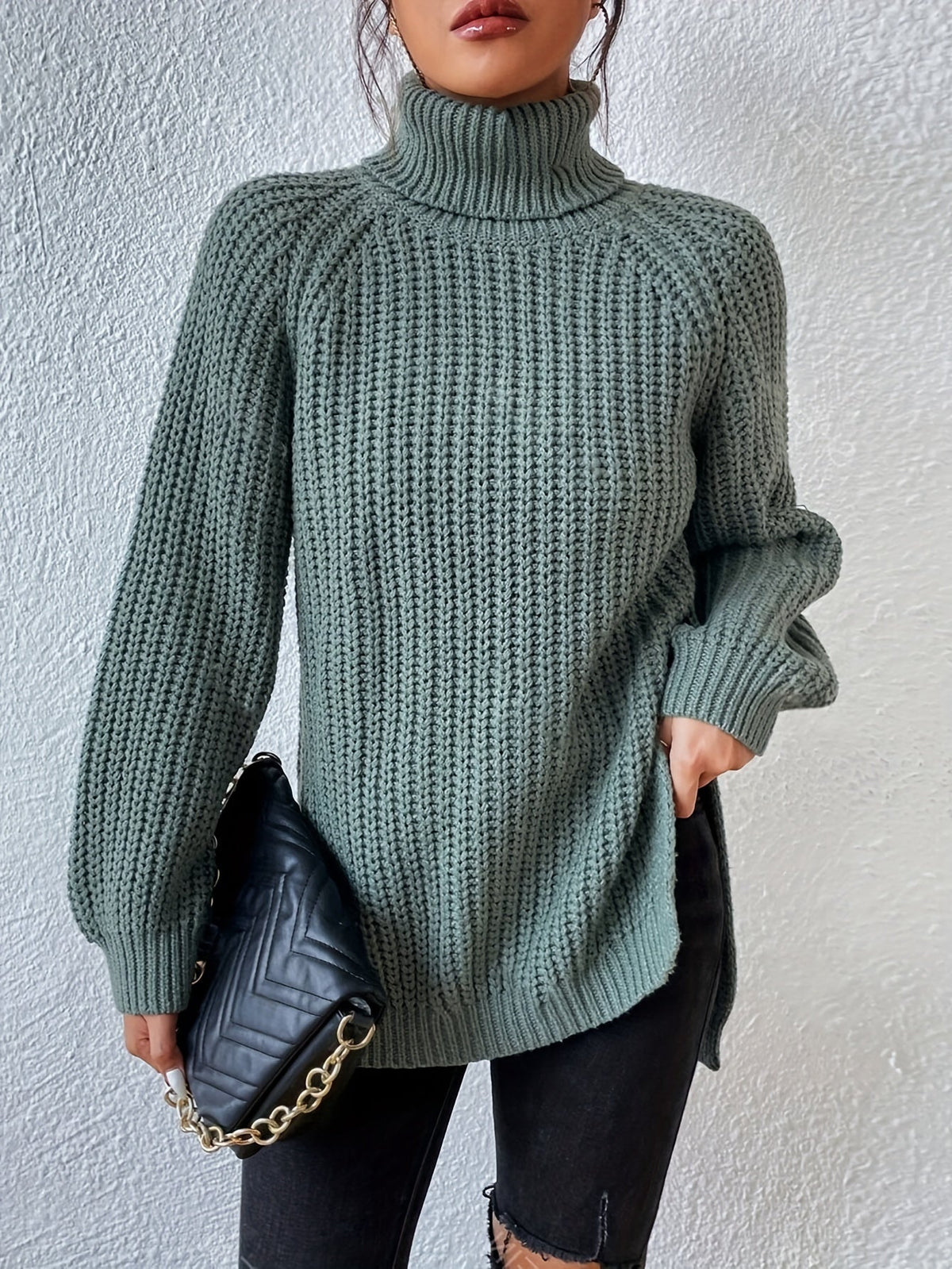 Jada | Women's High Neck Top