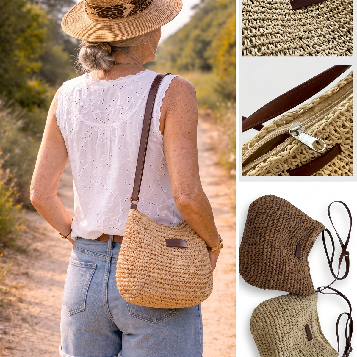 MEGAN & ROSE | DAILY CROSSBODY BAG FOR WOMEN