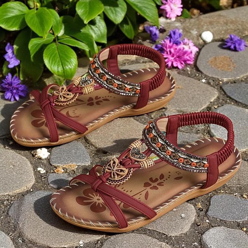 Allegra - Embellished Gladiator Sandals