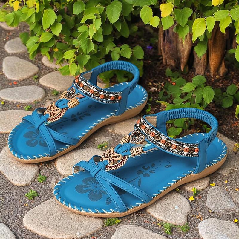 Allegra - Embellished Gladiator Sandals