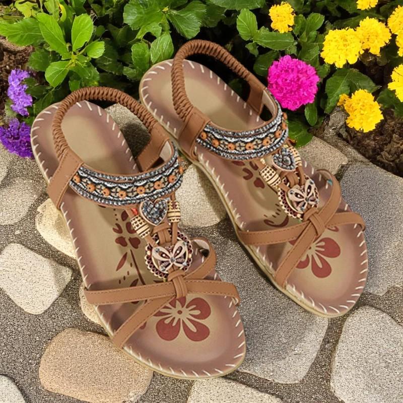 Allegra - Embellished Gladiator Sandals