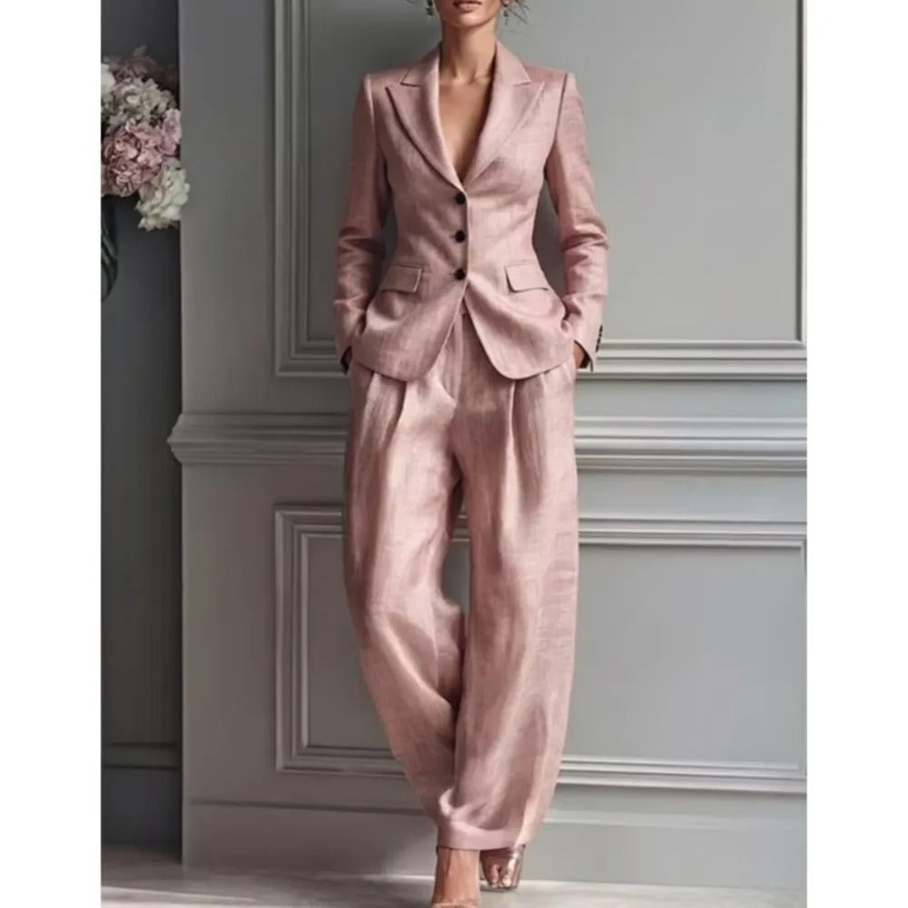 Enid™ Blazer and Wide Leg Pants Set