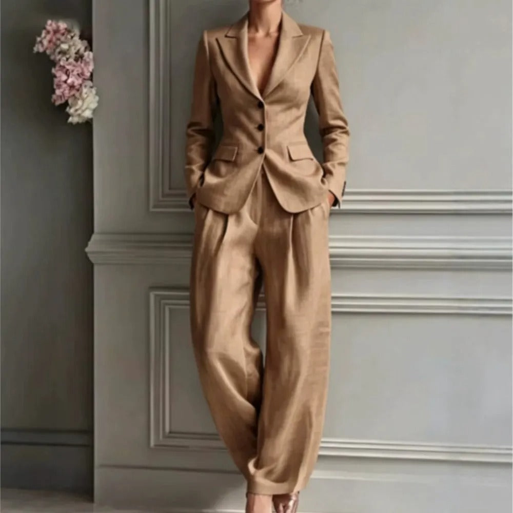 Enid™ Blazer and Wide Leg Pants Set