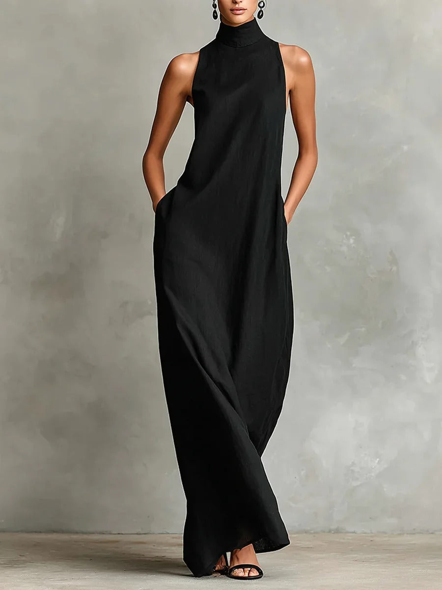 Ardith™ High Neck Sleeveless Maxi Dress