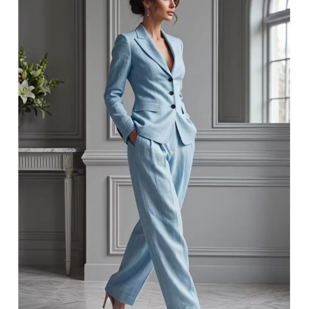 Enid™ Blazer and Wide Leg Pants Set