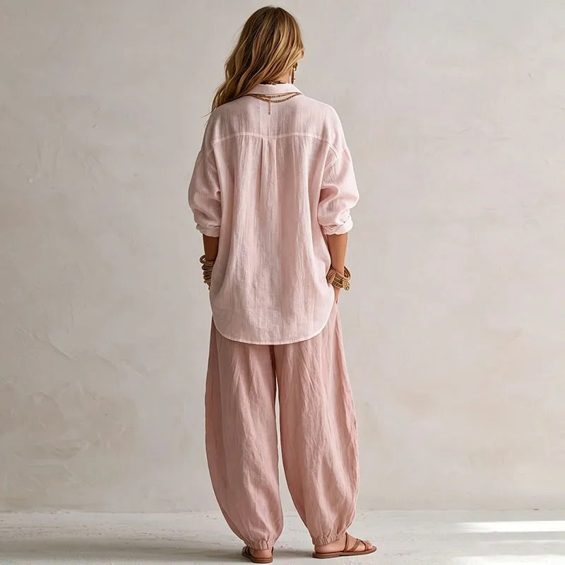 Twila™ Shirt and Wide Leg Pants Set