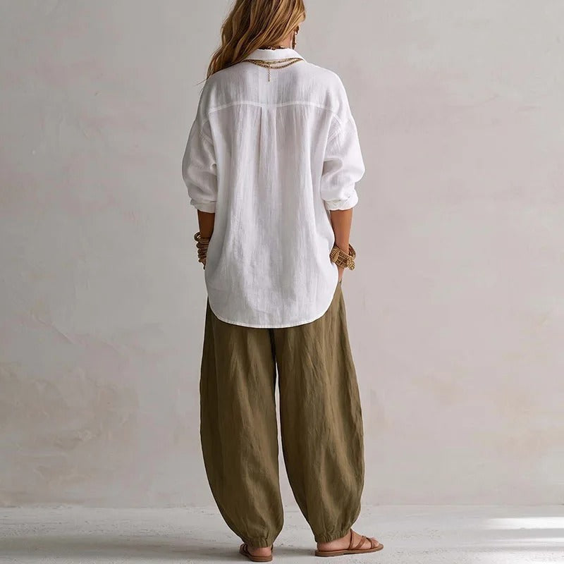 Twila™ Shirt and Wide Leg Pants Set
