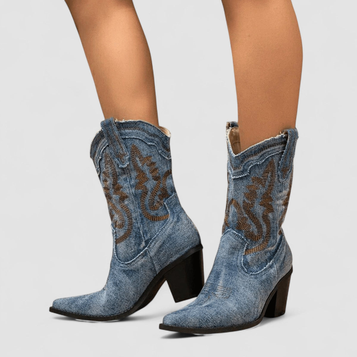 Selena – Orthopedic Denim Boots