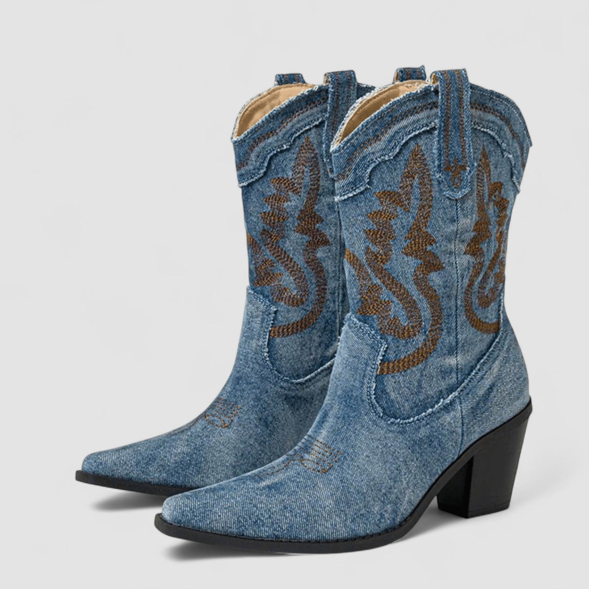Selena – Orthopedic Denim Boots