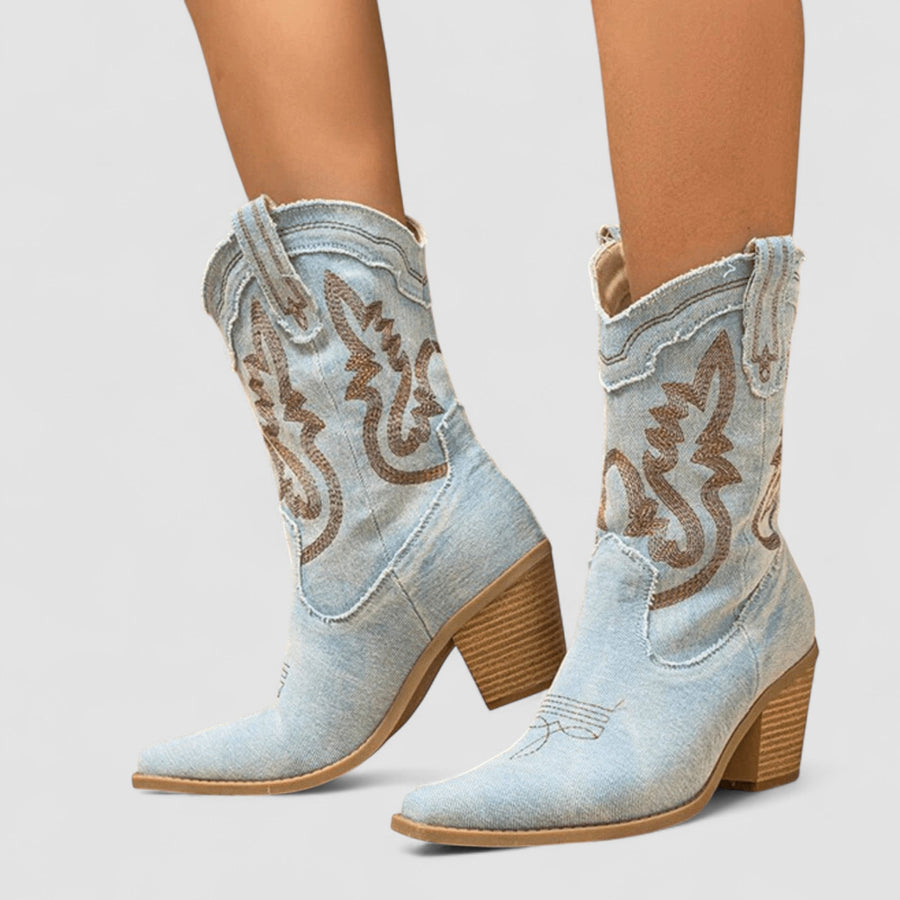 Selena – Orthopedic Denim Boots