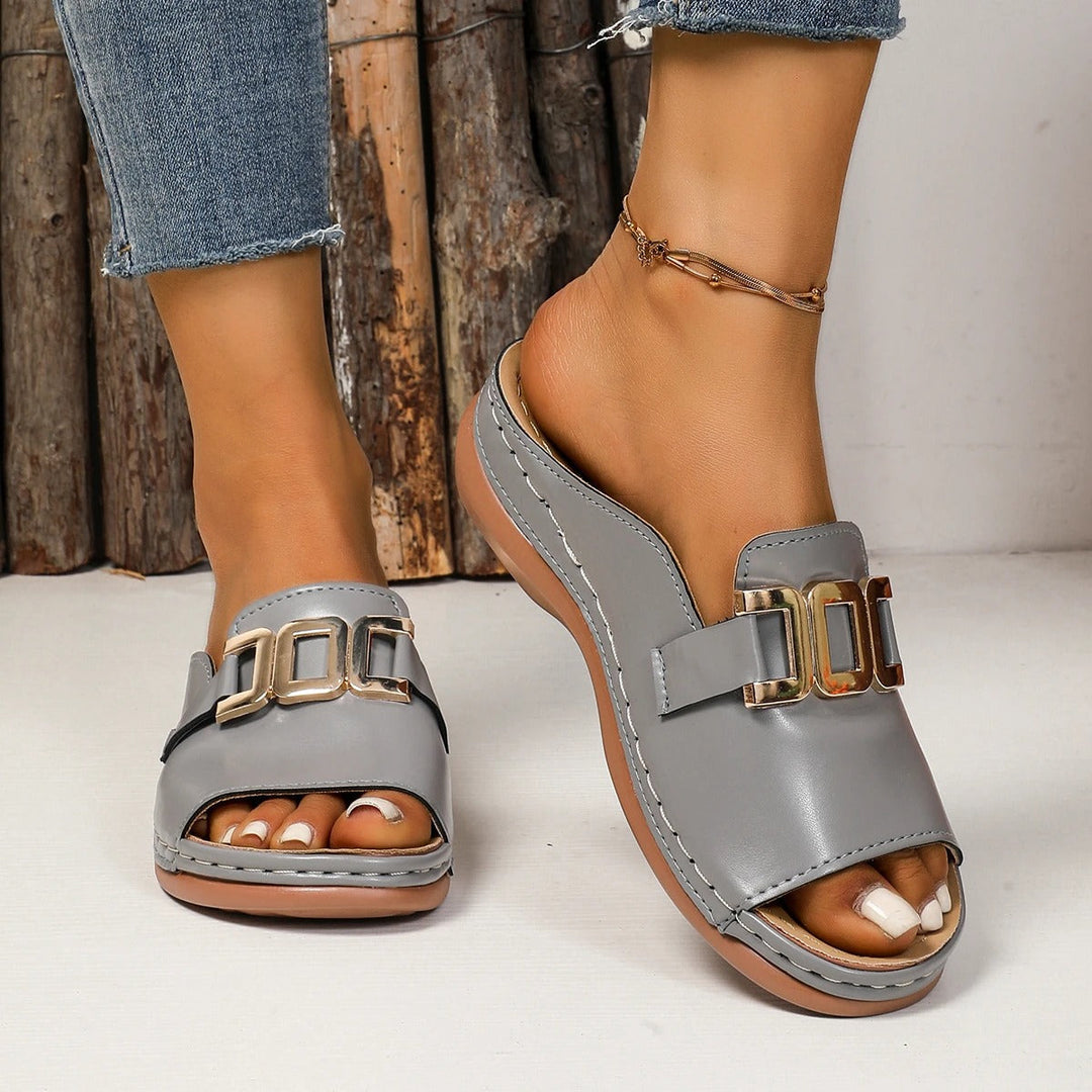 Duvella | Comfort Sandal With Wedge Sole
